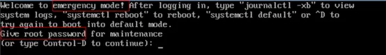 云服务器 开机提示Emergency mode(紧急模式)如何处理